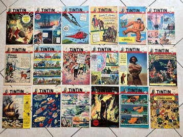 Tintin (magazine) Journal de Tintin belge - 53 numéros de