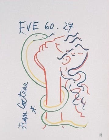Jean Cocteau (1889-1963), after - Eve 60 . 27
