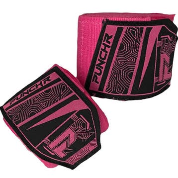 PunchR™ Boks- Handbandages 400 cm Neon Roze, Sport en Fitness, Verzenden, Nieuw, Overige, Vechtsportbescherming