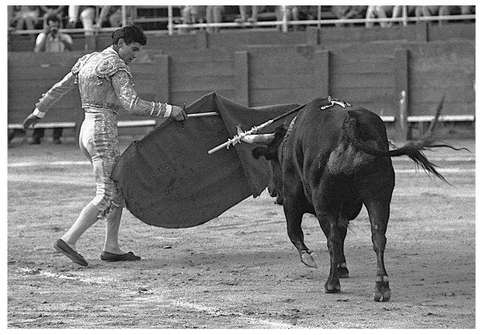Hubertus Hierl (1940) - Stierkampf in Fréjus (7.8.1966) -, Antiquités & Art, Art | Objets design