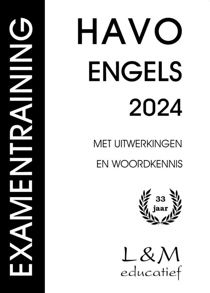 Examentraining / Havo Engels 2024 9789054894476, Boeken, Studieboeken en Cursussen, Gelezen, Verzenden