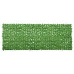 vidaXL Balkonscherm met groene bladeren 400x150 cm, Verzenden