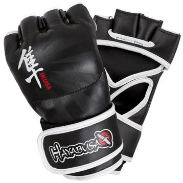 Hayabusa Ikusa 4oz MMA Handschoenen Zwart, Verzenden, Vechtsportbescherming