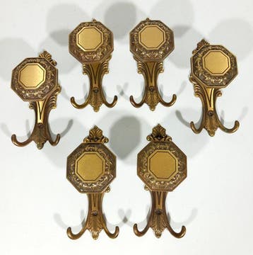 V.C.R. Brevetto Italy - Set kapstokhaken - ontwerp 1950 -