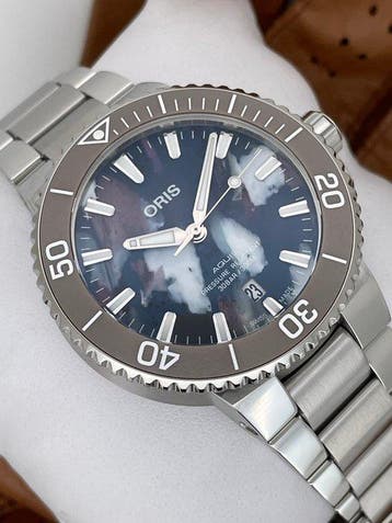 Oris - Aquis Date Upcycle Automatic - Sans prix de réserve -, Bijoux, Sacs & Beauté