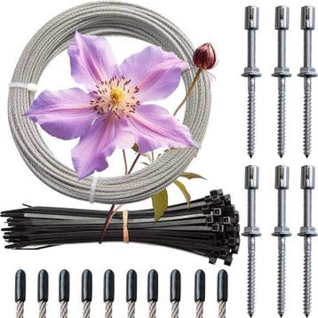 Clematis leiden Klimhulp kruisschroef Rvs Trellis 2mm Pakket, Verzenden, Nieuw