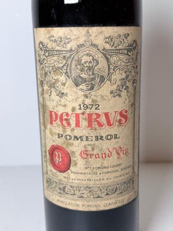 1972 Pétrus - Pomerol - 1 Bouteille (0,75 l), Nieuw