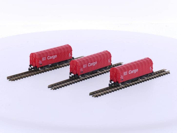 Schaal Z Märklin 86352 DB Cargo huifwagen set van de DB A.., Hobby & Loisirs créatifs, Trains miniatures | Échelles Autre, Enlèvement ou Envoi