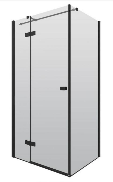 Servie MAT ZWART / Rechthoek cabine met 2 deuren 90x100x200, Huis en Inrichting, Badkamer | Badkamermeubels, Ophalen of Verzenden
