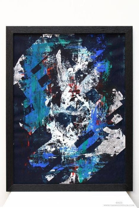 NES - Abstract 1, Antiek en Kunst, Kunst | Schilderijen | Modern