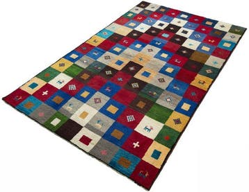Handgeknoopt designer tapijt Gabbeh - Vloerkleed - 220 cm -, Nieuw