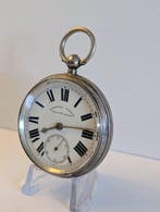 Zwaar Sterling Zilveren Zakhorloge - English Lever -