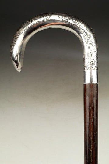 Canne de marche - Argent 950