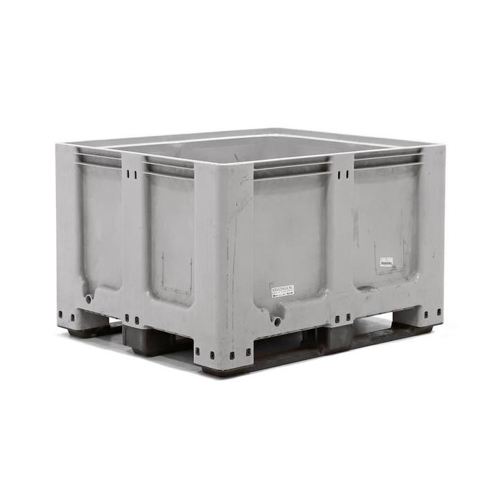 Gebruikte Palletbox alle wanden gesloten, Doe-het-zelf en Bouw, Kratten en Dozen, Gebruikt, Ophalen of Verzenden