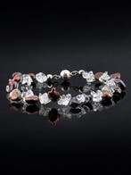 Mystic Clear Quartz & Rainbow Hematite Bracelet – olieglans, Verzamelen