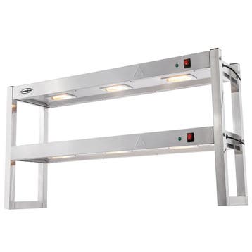 Etagère/Warmtebrug | RVS | 2 Niveaus | Verwarmd (Halogeen), Verzenden