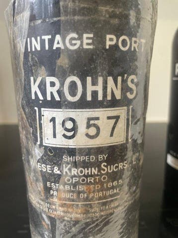 Krohn´s, 1957 Vintage Port & 1957 Colheita Port - Douro - 2, Nieuw
