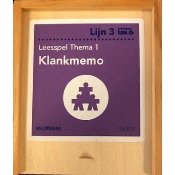 Lijn 3  Leesspel Thema 1 Klank memo, Verzenden, Nieuw