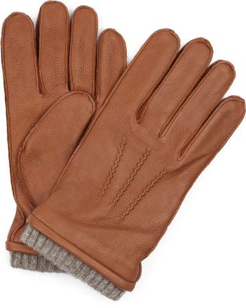 Suitable Handschoen Leer Camel maat 10.5 Heren, Verzenden