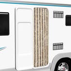 vidaXL Vliegengordijn 56x200 cm chenille donkerbruin en, Verzenden, Nieuw