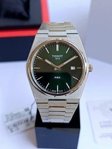 Tissot - PRX - Sans prix de réserve - T137.410.11.091.00 -, Handtassen en Accessoires, Horloges | Heren, Nieuw