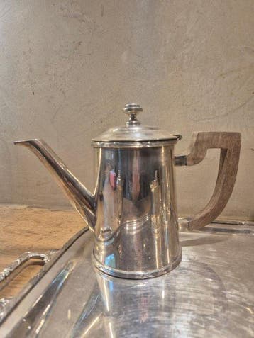 Elkington & Co. - Koffie- en theeservies (5) - Verzilverd
