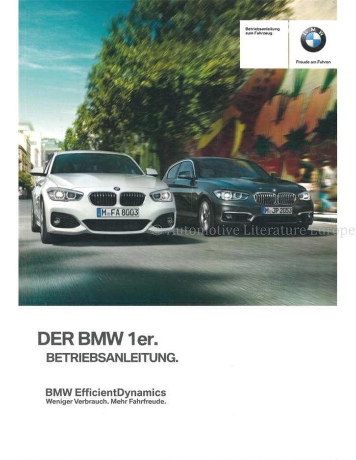 2016 BMW 1 SERIE INSTRUCTIEBOEKJE DUITS, Autos : Divers, Modes d'emploi & Notices d'utilisation