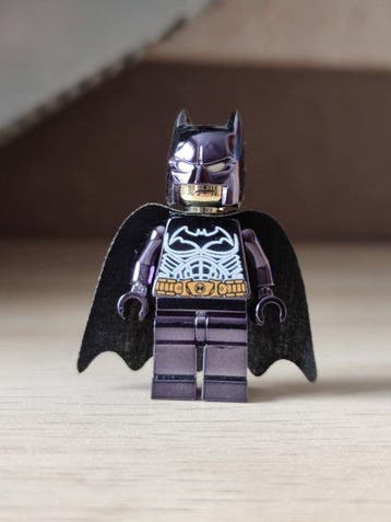 Lego Minifiguur - DC Super Heroes - Batman chromé noir, Nieuw