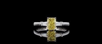 Zonder minimumprijs - Ring - 14 karaat Witgoud - 1.38ct. tw., Nieuw