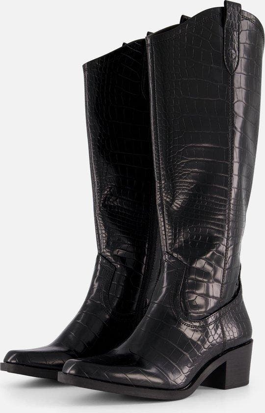 Tamaris Cowboylaarzen zwart Synthetisch - Dames - Maat 38, Vêtements | Femmes, Chaussures, Envoi