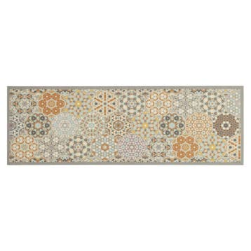 vidaXL Keukenmat wasbaar zeshoekpastelprint 60x180 cm, Verzenden, Nieuw