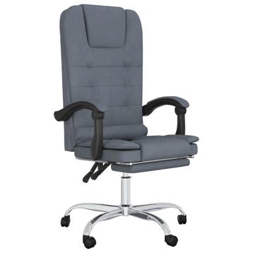 Massage kantoorstoel grijs -35% Retour deal (bureaustoel), Verzenden, Zo goed als nieuw, Grijs, Bureaustoel