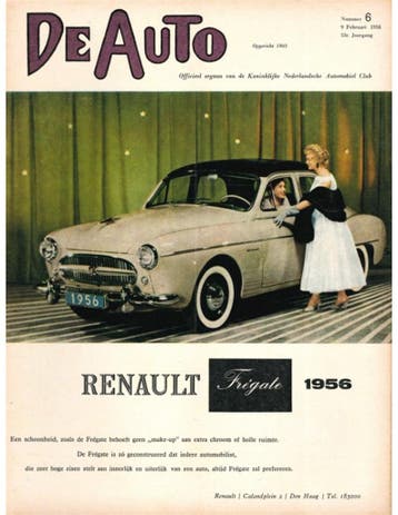 1956 DE AUTO MAGAZINE 6 NEDERLANDS, Nieuw