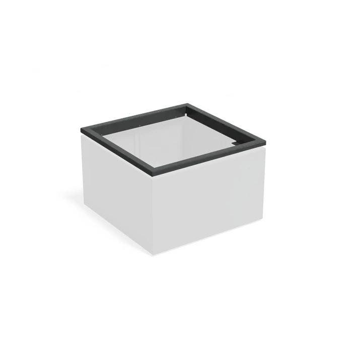 In-Lite Ready opzetrand - Aluminium - 100x100x9,1cm, Tuin en Terras, Bloembakken en Plantenbakken, Minder dan 30 cm, 100 cm of meer