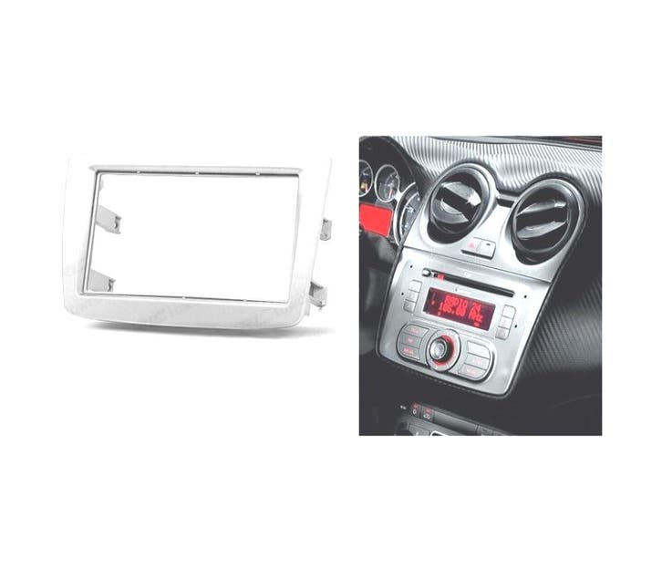 Facade Autoradio 2 Din Gris Pour Alfa Romeo Mito, Auto diversen, Autoradio's, Verzenden
