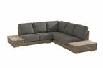 4 Seasons Outdoor Kingston hoekbank pure met teak eilanden, Tuin en Terras, Nieuw