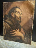 École italienne (XVIII) - San Francesco in Preghiera