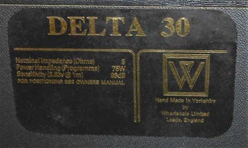 Wharfedale - Delta-30 Ensemble d’enceintes