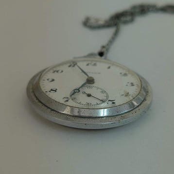 Empire - Open-Face Pocket Watch with Seikosha Movement -