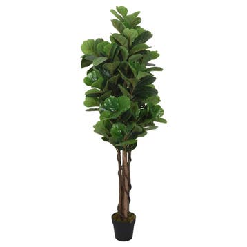 vidaXL Kunstvijgenboom 96 bladeren 80 cm groen, Verzenden, Nieuw