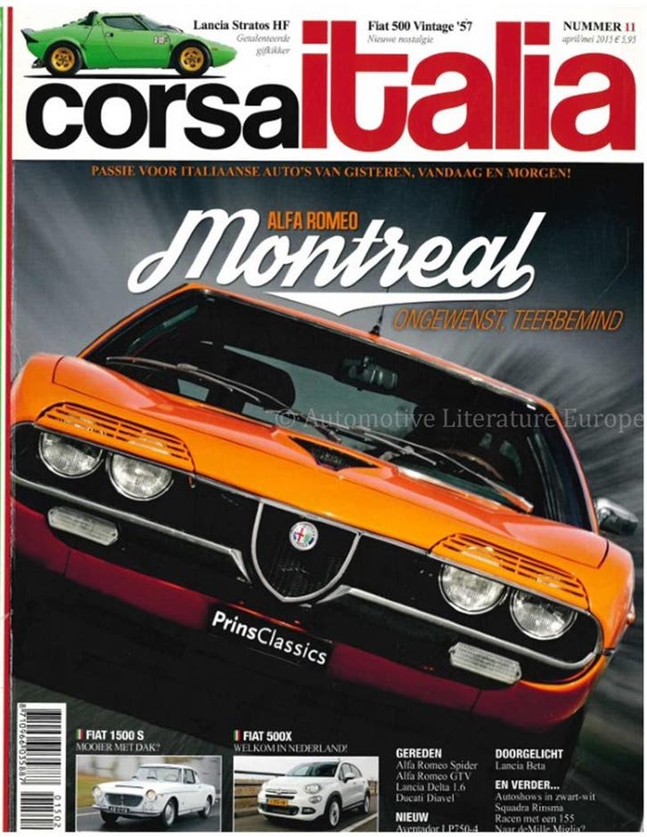 2015 CORSA ITALIA MAGAZINE 11 NEDERLANDS, Livres, Autos | Brochures & Magazines