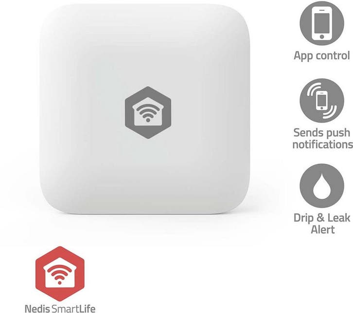 Nedis SmartLife Watermelder - Lekkagemelder - Zigbee 3.0 - B, Maison & Meubles, Accessoires pour la Maison | Autre, Envoi