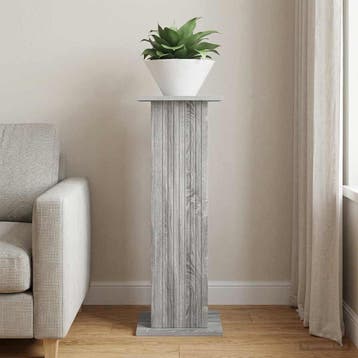 vidaXL Plantenstand Grijs sonoma 30,5 x 30 x 80,5 cm Bewerkt, Verzenden, Nieuw