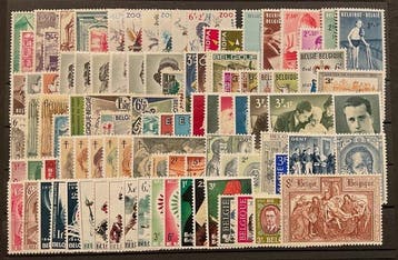België 1960/1969 - Jaren 60: volledige verzameling zegels, Gestempeld