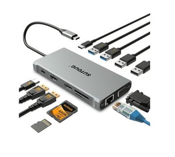 USB-C Hub, SUTOUG Dockingstation, 12-in-1 Adapter Dongle..., Ophalen of Verzenden, Nieuw