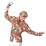 Disco Shirt Jaren 70, Verzenden, Nieuw