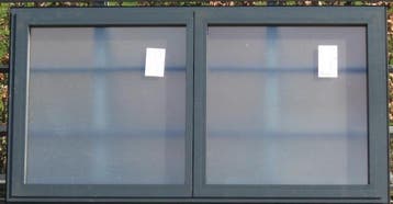 aluminium raam , chassis , venster 206 x 107 antraciet, Raamkozijn, Ophalen of Verzenden, 150 tot 225 cm, Inclusief glas