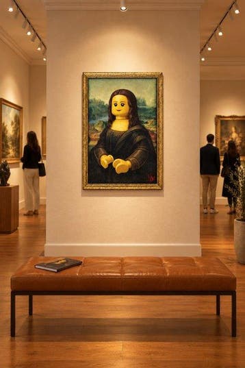 Lego Merchandise - Art - “Mona Lisa – LEGO Tribute” by LDM -, Nieuw