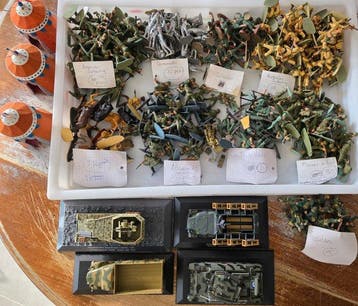 Figuur - Lot de +280 Figurines / Soldats (1/32 - 54mm) WW2,, Enfants & Bébés