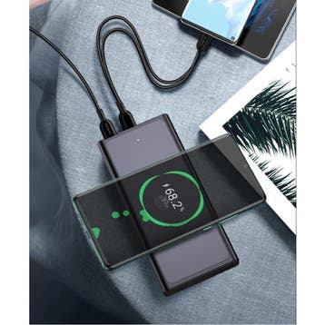 10.000mAh Draadloze Qi Oplader + Powerbank Noodaccu Batterij, Verzenden, Nieuw, Kuulaa